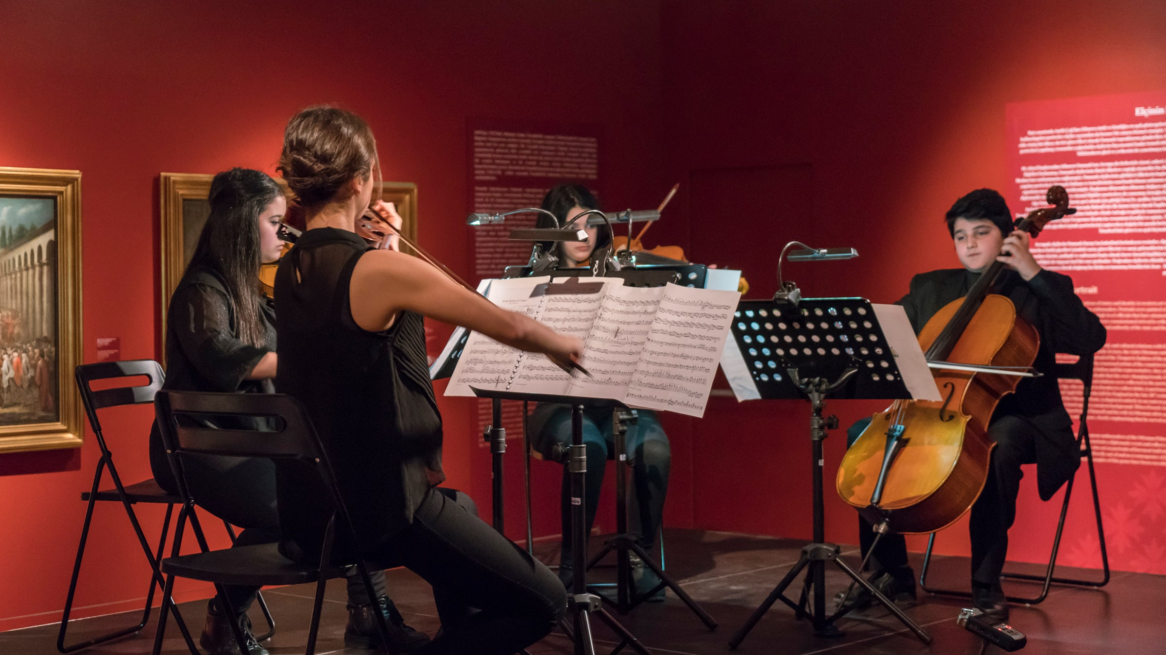 Music for Peace at the Museum! <br/>Classics from Four Strings slide 0